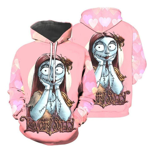 Sudadera Con Capucha 3d De Sally Queen Of Nightmare