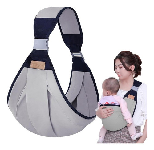 Portabebés Con Clip Ajustable Recien Nacido Niños Pequeños F Color Gris