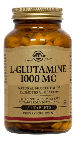 Imagen 1 de 3 de L-glutamine 1000 Mg -  60 Tab