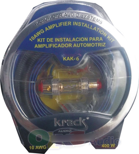 Kit De Instalación Para Amplificador Calibre 6 Krack Kak-6