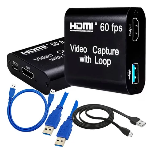 Capturadora video streaming usb hdmi 4k 2k consolas tv bo x