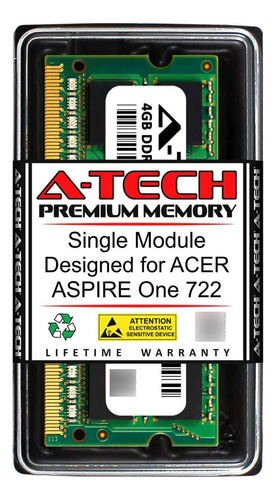 Memoria Ram Gb Para Acer Aspire One Mhz Sodimm Pine Ecc