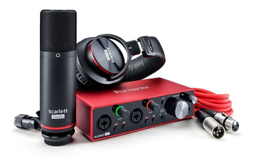 Focusrite Scarlett Studio 2i2 Grabacion Usb Kit 3rd Gen 