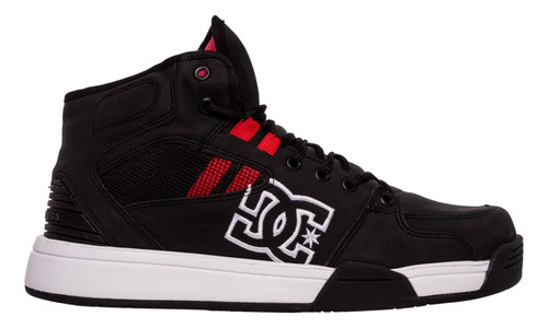 Botitas Dc Shoes Modelo Versatile Hi Negro Rojo Exclusiva