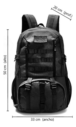 Mochila Táctica, Wanderlust 21 Pulg Camping Trekking - 13826 Negro