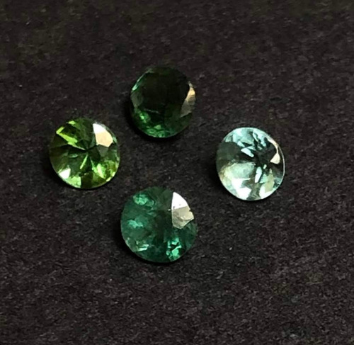 Heliodoro 0.475 Cts Redonda Kit 04 Pedra Praziolita Precios