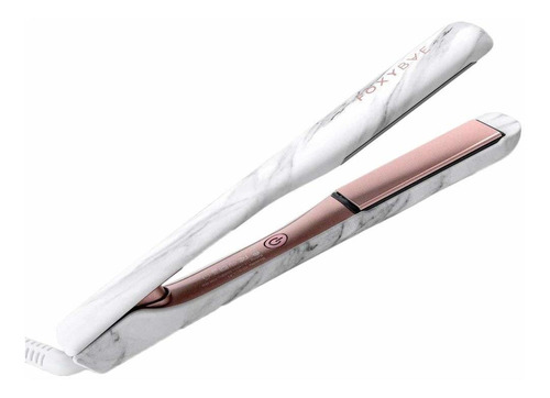 Foxybae Plancha Plana De Mrmol Blanco Oro Rosa - Tecnologa D