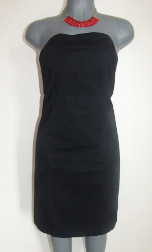 Gap Vestido Strapless Negro Talla 10