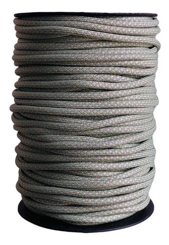 Paracord Diamante Mixto Gris/verde Rollo 50 Mts De Rovigomas