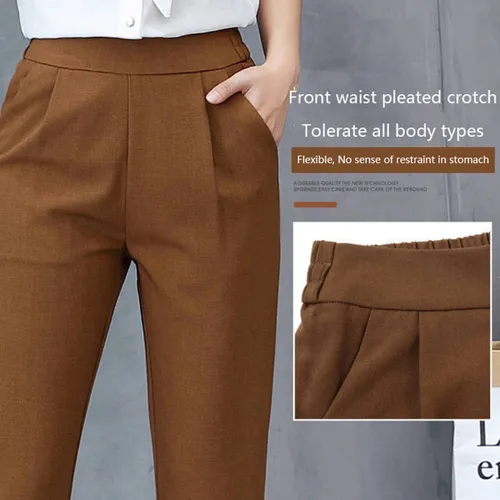 Pantalones Deportivos Casuales Con Abertura En La Pantorrill