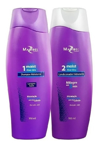 Mairibel Kit Shampoo + Condicionador Moist 350ml Cada