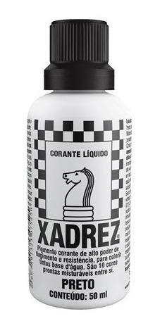 Corante Líquido Preto Xadrez