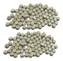 Comprar 2000 Letras Acrilico Abalorios Pulseras Bisuteria Cuentas