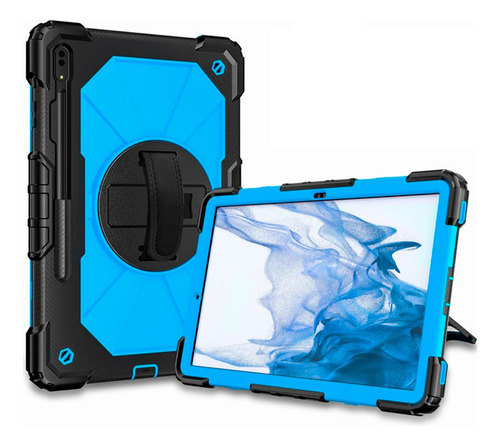 Funda Para Samsung Tab S9 Plus 12.4'' Armor Extreme Azul