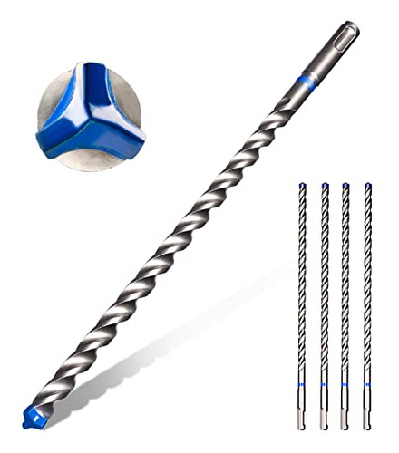 Toolant Rotary Hammer Drill Bits Set Sds Plus Bits 3/8 *12 