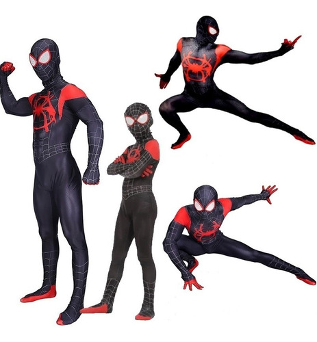 Disfraz De Halloween For Spiderman Miles Morales Cosplay Ad