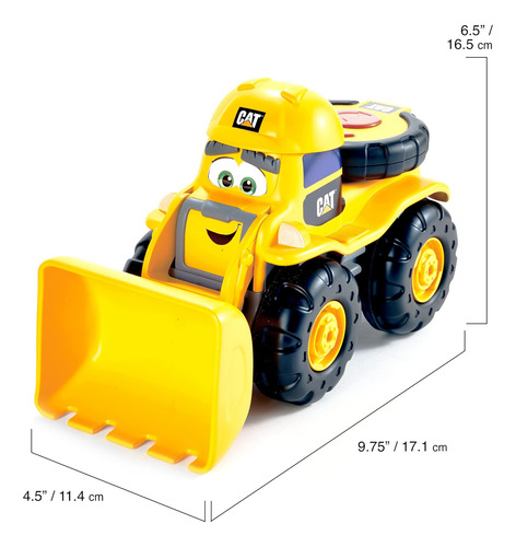 Juguetes De Construcción Cat, Camión De Cargador De Control