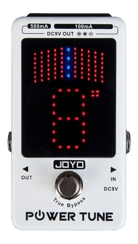 Pedal Afinador Joyo Jf-18r Con Fuente De Poder Jp-03 Combo