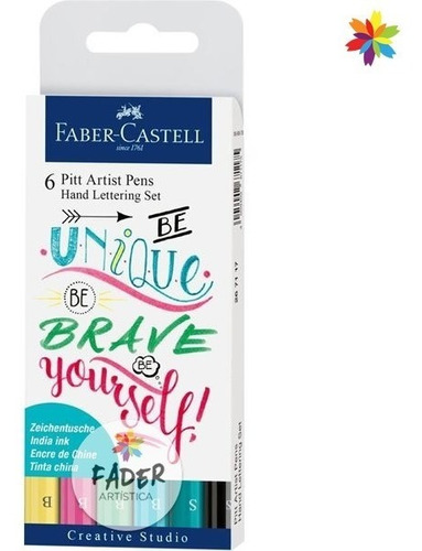Faber Castell Hand Lettering Be Unique X6 Barrio Norte
