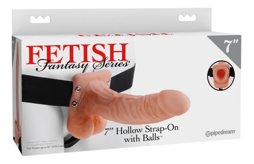 Prótesis Arnes Sexshop Hollow Strap-on With Balls 7  Penetra