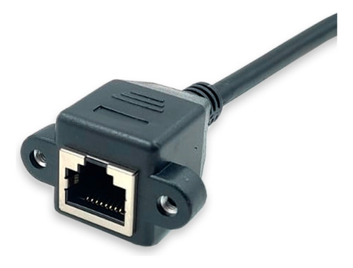 12 Cabo Extensão Rj45 Macho Fêmea 50cm Paínel Ethernet Cat5