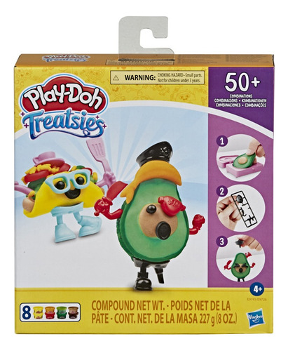 Massinha Play Doh Treatsies 2 Mini Lanches Surpresas E9726 Cor Colorido