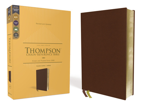 Libro Kjv, Thompson Chain-reference Bible, Genuine Leathe...