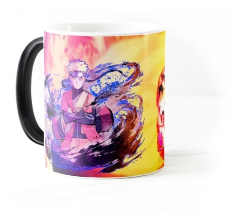 Taza Mágica | Naruto Shippuden Vs Itachi Cerámica Importada