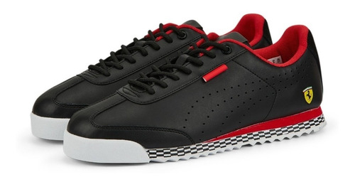 Zapatillas Puma Hombre Ferrari Roma Via Perf 307032 03 Negro