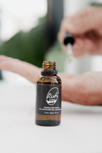 Aceite Estimulante Crecimiento De Barba Ruh Natural X2 Uni