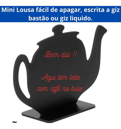Lousa Negra Para Anotar Giz Caneta Liquida Recado Lanchonete