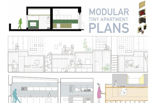 Imagen 1 de 7 de Modular Tiny Apartment Plans - Anna Minguet