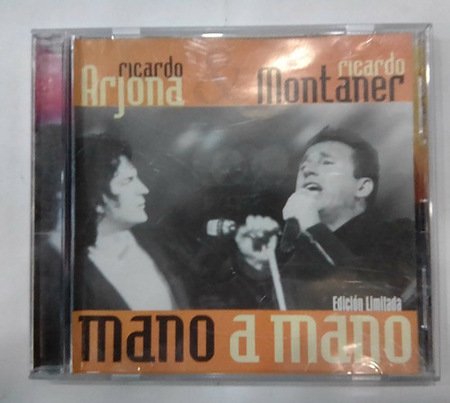 Ricardo Arjona & Montaner. Mano A Mano. Cd Usado. Qqd.