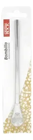 Bombilla Mate Acero Inoxidable Larga 18cm Tradicional