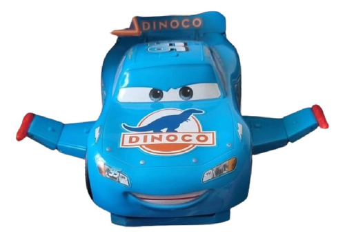 Disney Cars Lightning Mcqueen Dinoco Transforma Jato E Som