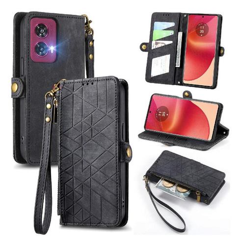 Funda Abatible Para Motorola Edge 50 Fusion A Prueba De De
