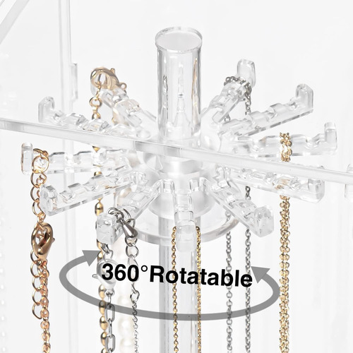 Soporte Para Collaracrílico, Organizador Collar Transparente