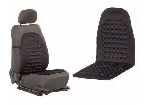 FUNDA DE ASIENTO TEJIDO MAGNETICO RESPALDO RELAJANTE MASAJE COCHE