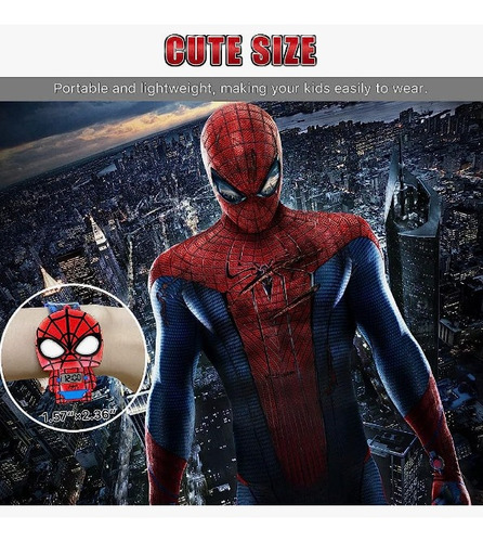 Reloj Digital De Superhéroe Spiderman Para Niñx