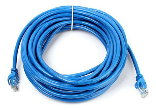 Cable Utp De Red Lan Cat 6e 5 Metros | Gran Calidad | Azul