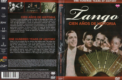 Dvd Tango  100 Años De Historia 