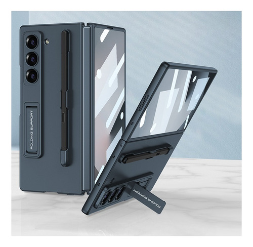 Z Fold6 Funda De Teléfono Con Soporte De Carcasa Dura