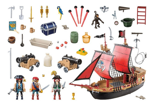 Imagen 2 de 6 de Playmobil 70411 Barco Pirata Calavera