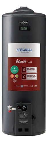 Termotanque A Gas Señorial 110 Lts Black 2.0 Digital Lh