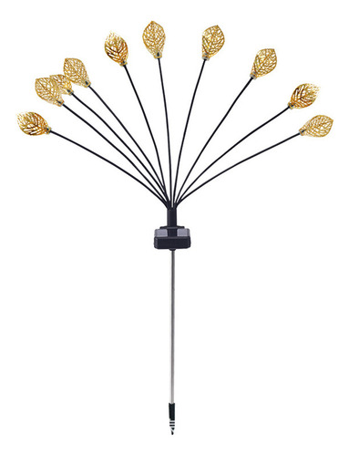 W Lámpara Solar H Con Forma De Flor Para Exteriores,