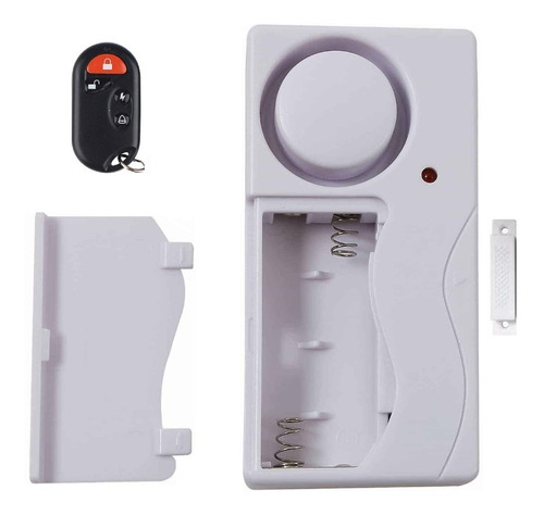 Imagen 4 de 10 de Alarma Inalambrica Puerta Sensor Magnetico Control Remoto N2