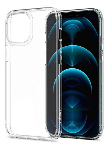 Imagem 1 de 4 de Capa Spigen  Ultra Hybrid C.clear Para iPhone 12 Pro Max