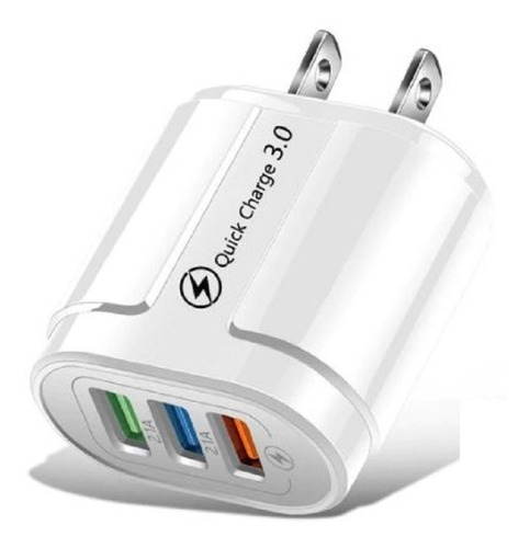 Cargador 18w  Qc 3.0 +cable Usb Tipo C 90 Grados 2 Metros