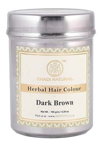 Tintura Henna Khadi Marrón Oscuro 150g