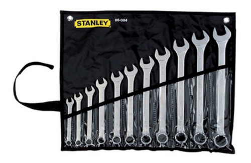 Juego De Llaves Mixtas X 11 Pz Stanley 86-084 Color Gris